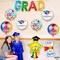 Graduation Party Balloons 2026 – 12PCS Multicolor 41-Inch Star & Congrats Grad Mylar Balloon Set for Class of 2026 Decorations